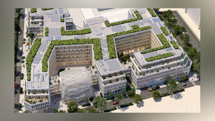 Le Campus de l’Aqueduc à Gentilly abritera le futur siège social de Biocodex. - © Sienna Real Estate