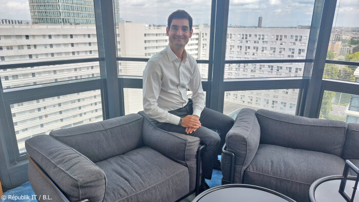 Joffrey Célestin-Urbain est président du Campus Cyber de Paris La Défense. - © Républik IT / B.L.