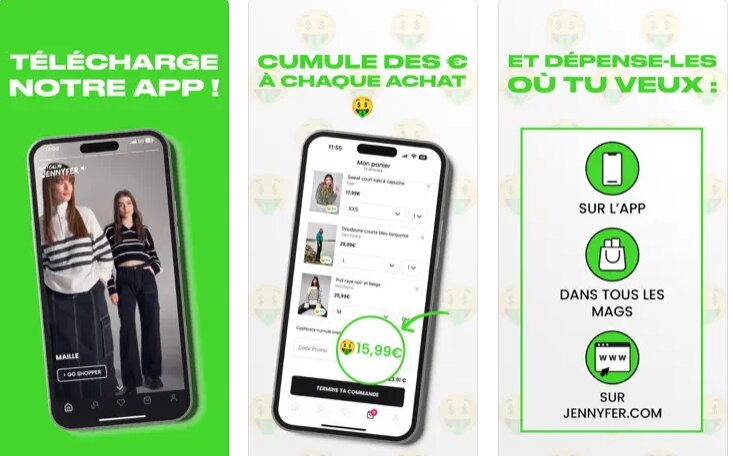 DCM Jennyfer inclut du cashback dans son programme de fidélité. - © D.R.