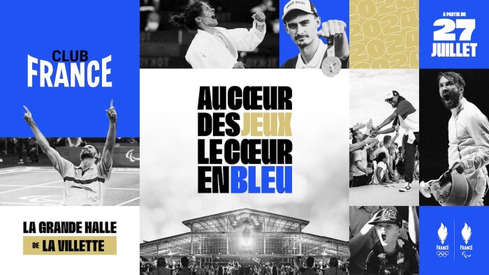 Club France, là où il faut être pour soutenir les athlètes français aux JOP - © Club France