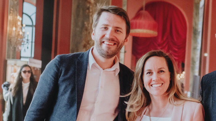 Jeremy Labbe, directeur achats France et Anne Milot, Freelancer Gateway by Capgemini. - © MANUEL ABELLA