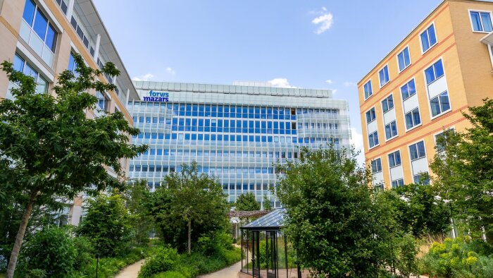 Le campus « Carré Vert » de Forvis Mazars à Levallois-Perret : 28 000 m² pensés comme un écosystème. - © Forvis Mazars