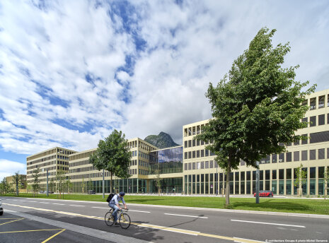 Espaces extérieurs campus IntenCity - © Groupe-6 Architectes