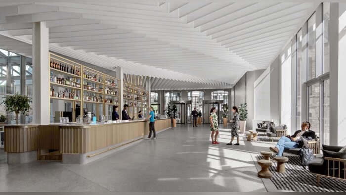 The Island, le siège du groupe Pernod Ricard, réuni 900 salariés. - © Saguez & Partners
