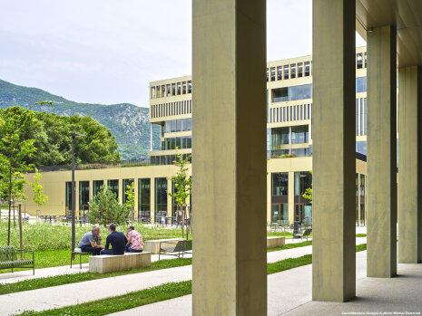 Espaces extérieurs campus IntenCity - © Groupe-6 Architectes
