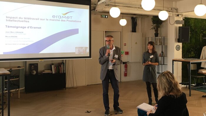Jean-Marc Orange, DHA indirects et Maud André, lead buyer prestations intellectuelles d’Eramet. - © Republik