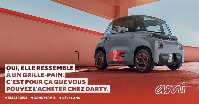 La vente des Citroën Ami chez Fnac Darty est un vrai succès commercial selon Benoït Jaubert et l’offre va prochainement s’élargir. - © D.R.