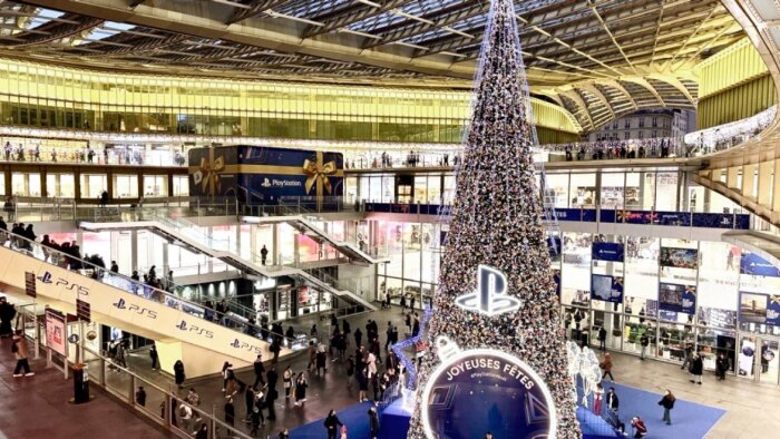 PlayStation sous la canopée des Halles - © Cityz