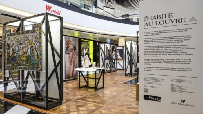 Le Louvre démocratise l’art dans les centres commerciaux Westfield