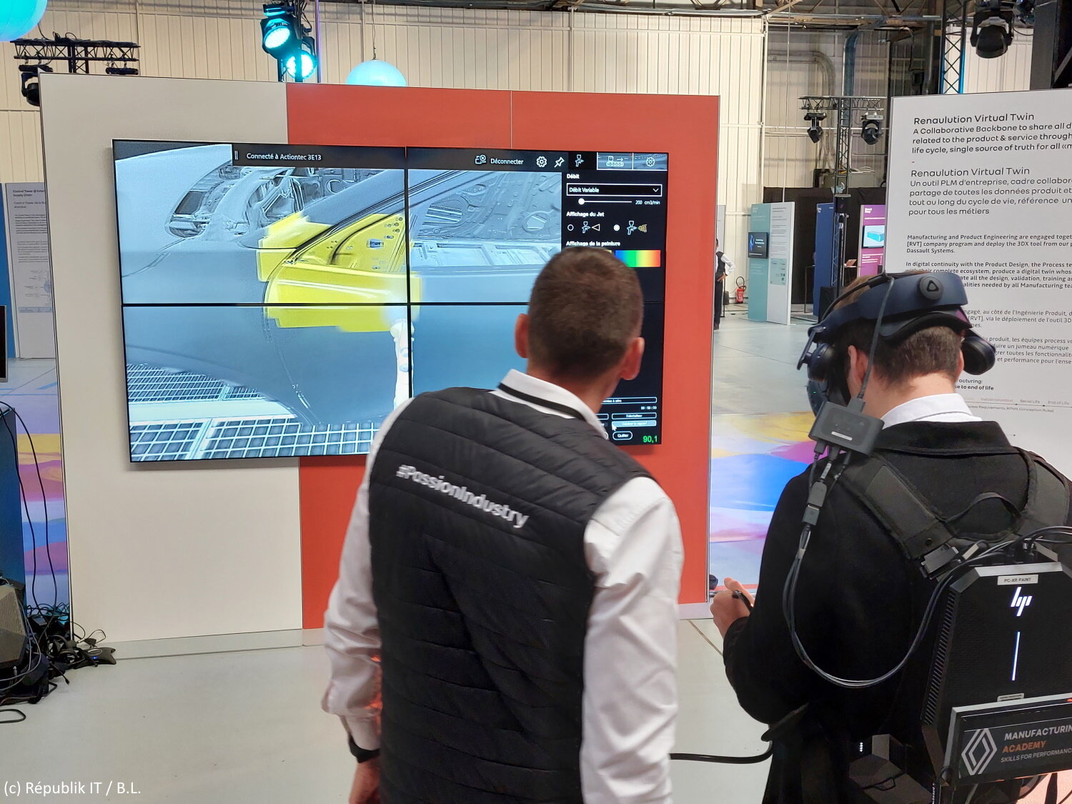 La formation par la réalité virtuelle. - © Républik IT / B.L.