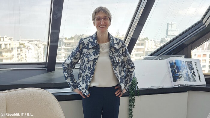 Sandrine Ledru est CDIO de OPmobility (ex-Plastic Omnium) - © Républik IT / B.L.