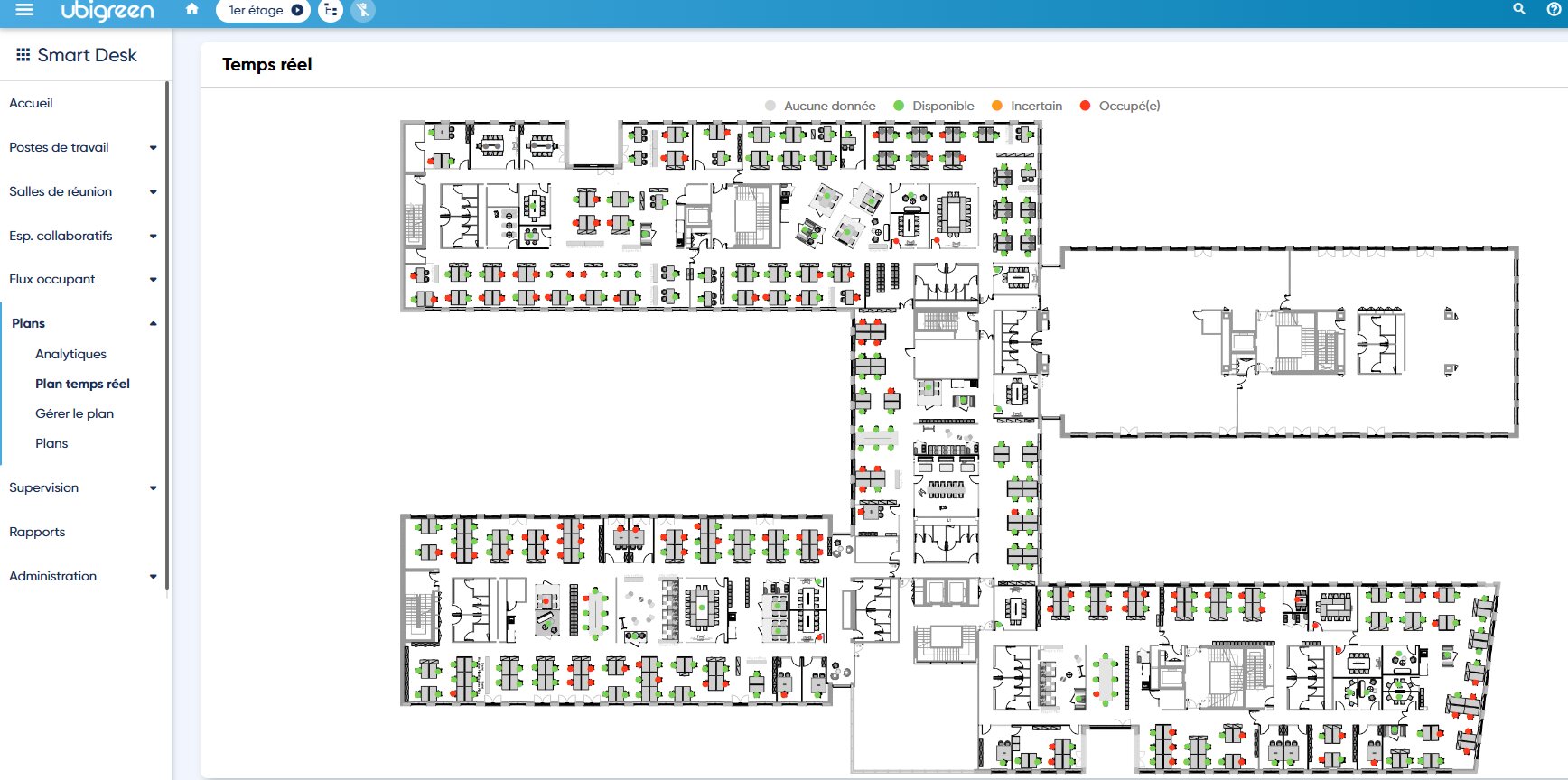 Solution SmartOffice d’Ubigreen - © Ubigreen