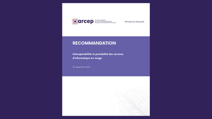 La recommandation de l’ARCEP sur le Cloud vient de paraître - © ARCEP
