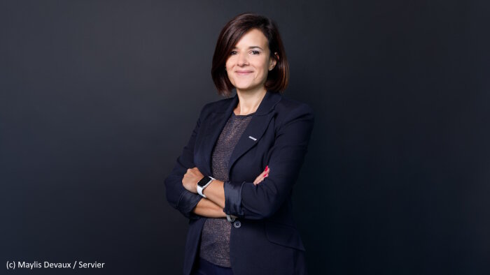 Virginie Dominguez est Executive Vice-President Digital, Data & IT de Servier. - © Maylis Devaux / Servier