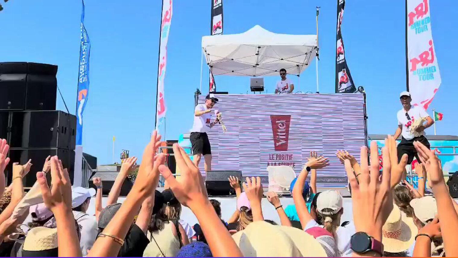 La Tournée des plages NRJ est programmée chaque été sur une douzaine de dates le long des côtes françaises. - © D.R.