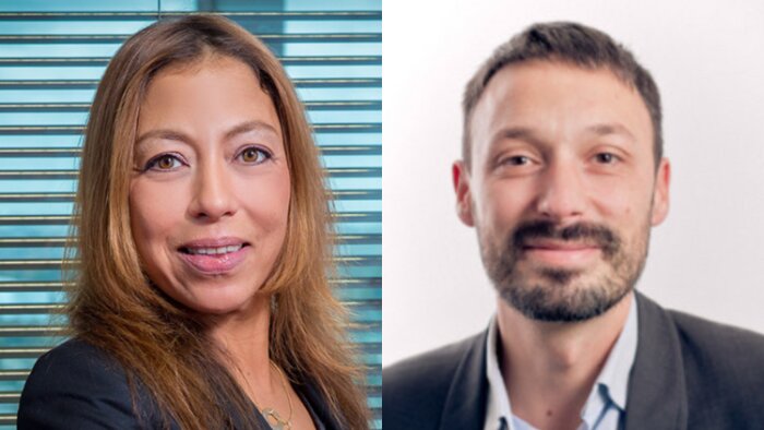 Le « parcours rebond » expliqué par Claudia Montero et Antoine Dezalay (Eurogroup Consulting) - © D.R.
