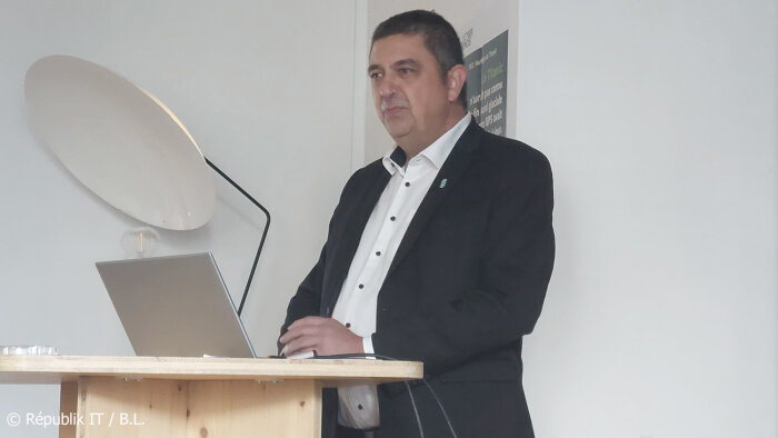 Jérôme Notin, directeur général du GIP Acyma cybermalveillance.gouv.fr, a présenté le baromètre. - © Républik IT / B.L.