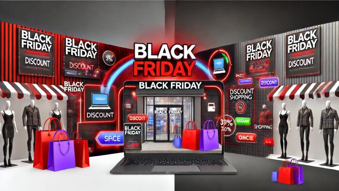 44 % des Français envisagent de profiter des offres du Black Friday en 2024. - © D.R.