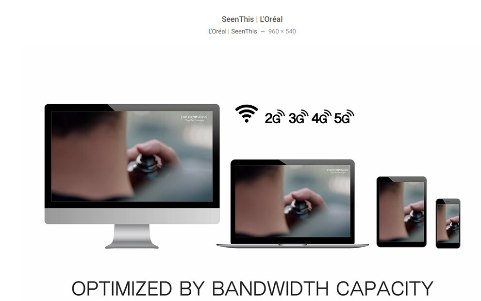 Le streaming permet d’adapter la résolution à l’écran et à la connexion et ainsi maximiser les vues d’une publicité. - © SeenThis
