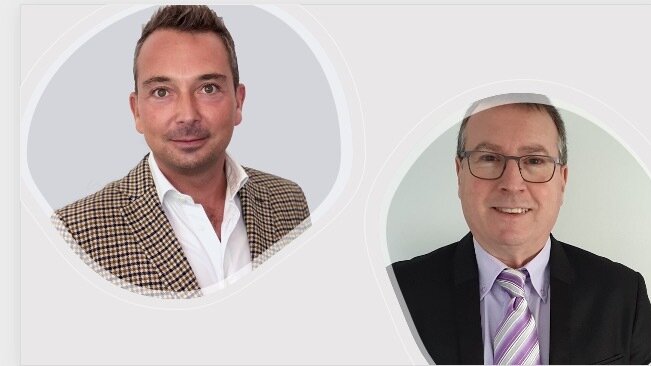 Denis Charrier, Directeur général du Réseau Gesat et Joseph Ramos, Délégué général d’Handeco - © D.R.