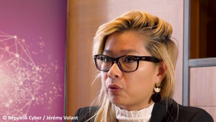 Elisabeth Ly est CISO de Siemens France. - © Républik Cyber / Jérémy Volant