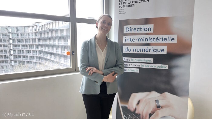 Stéphanie Schaer est directrice de la DINUM (Direction Interministérielle du Numérique) - © Républik IT / B.L.