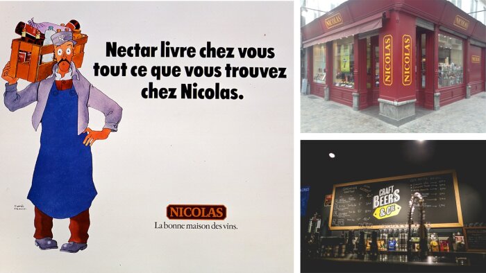 Nicolas a proposé dès 1840 de livrer ses clients à leur domicile. - © Nicolas