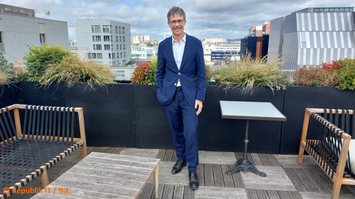 Stéphane Lannuzel est directeur du programme Beauty Tech chez L’Oréal. - © Républik IT / B.L.