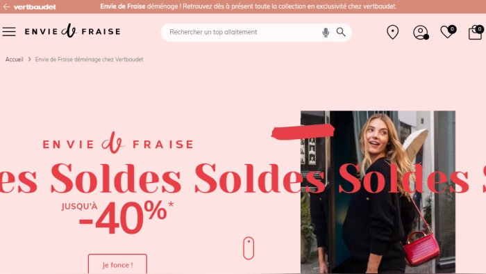 Les clientes d’Envie de Fraise sont invités à créer un compte Vertbaudet. - © D.R.