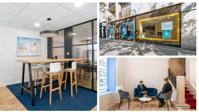 Colliers France a coconstruit aux côtés de Foncia son nouveau concept d’agence. - © Foncia