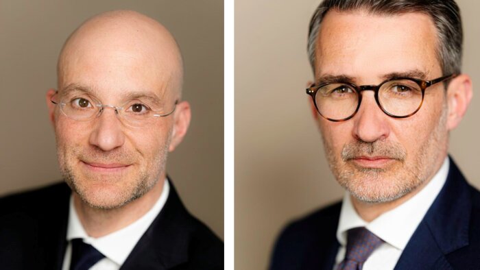 Alfred Hawawini, nouveau directeur général de Monoprix et Philippe Palazzi, président de Naturalia.. - © Jules DESPRETZ