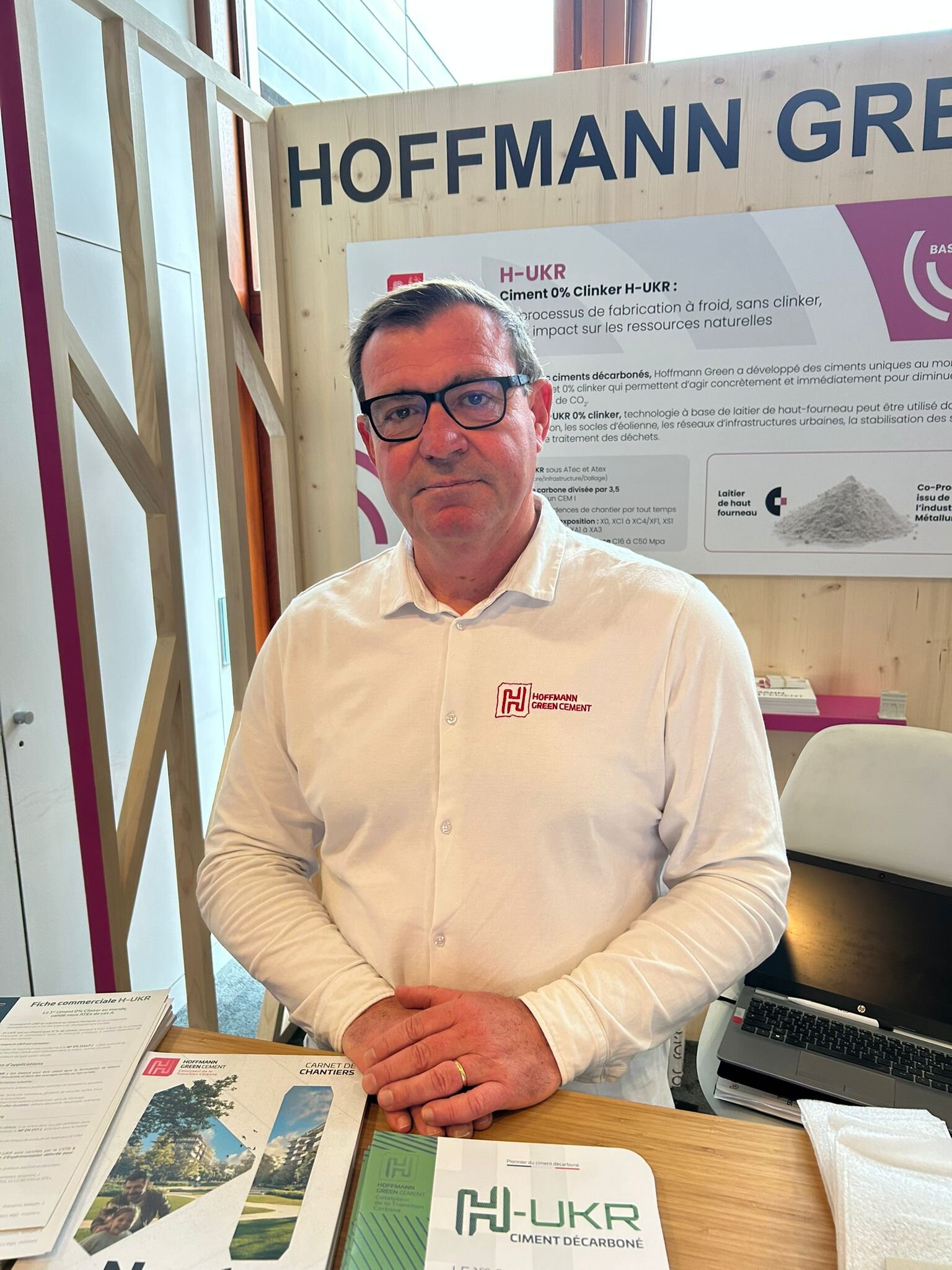 Yannis Martin, directeur commercial de Hoffmann Green Cement. - © D.R.