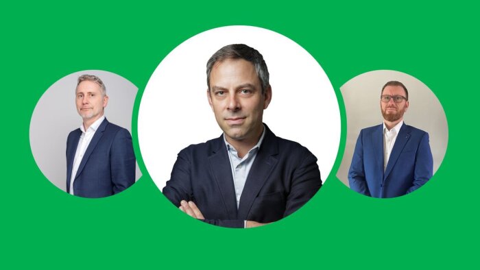 Yves Kreicher, Benoit Vannini et Christophe Foube. - © D.R.