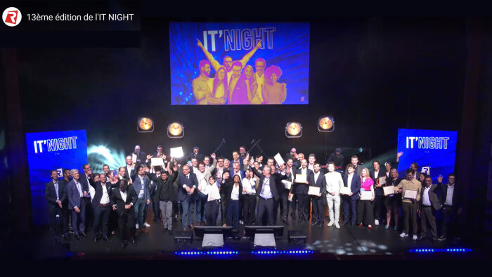 La cérémonie de l’IT Night 2024 a eu lieu le 27 mai 2024 au Théâtre Mogador, à Paris.  - © Républik