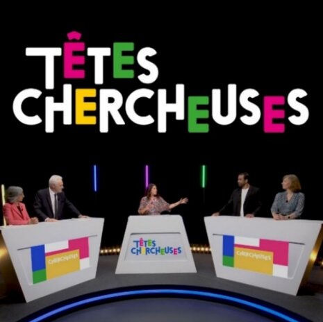 Le plateau de l'émission itinérante Têtes Chercheuses - © Fondation ARC