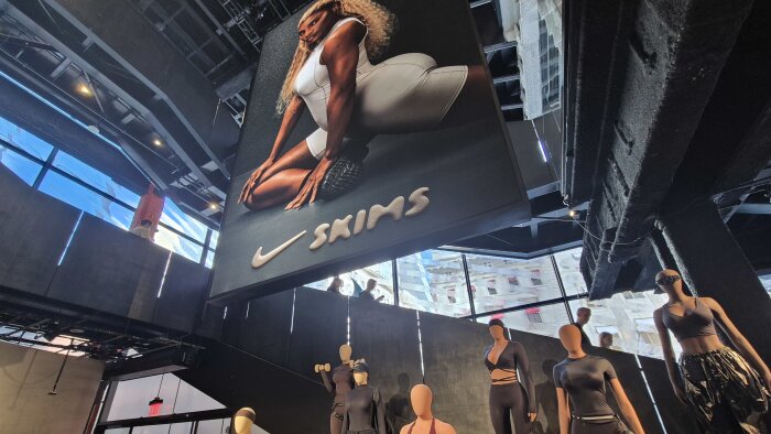 Une présentation très spectaculaire faite par Nike dans sa House of Innovation. - © D.R.