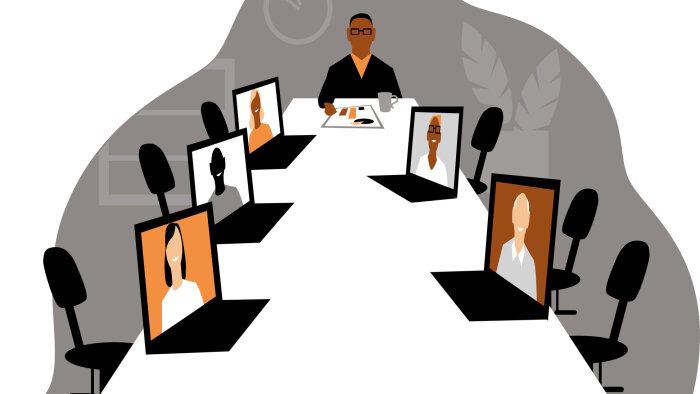 Les aménagements tendent à s’adapter au travail hybride. Quid du management ? - © Getty Images/iStockphoto