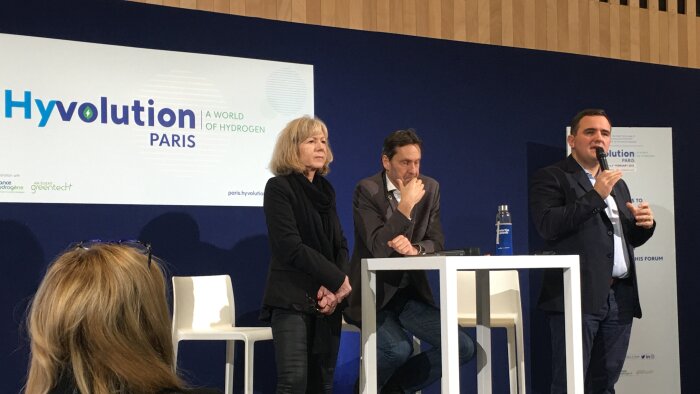 Valérie Macrez, Tariel Chamerois et Géraud Pellat de Villedon. - © Républik