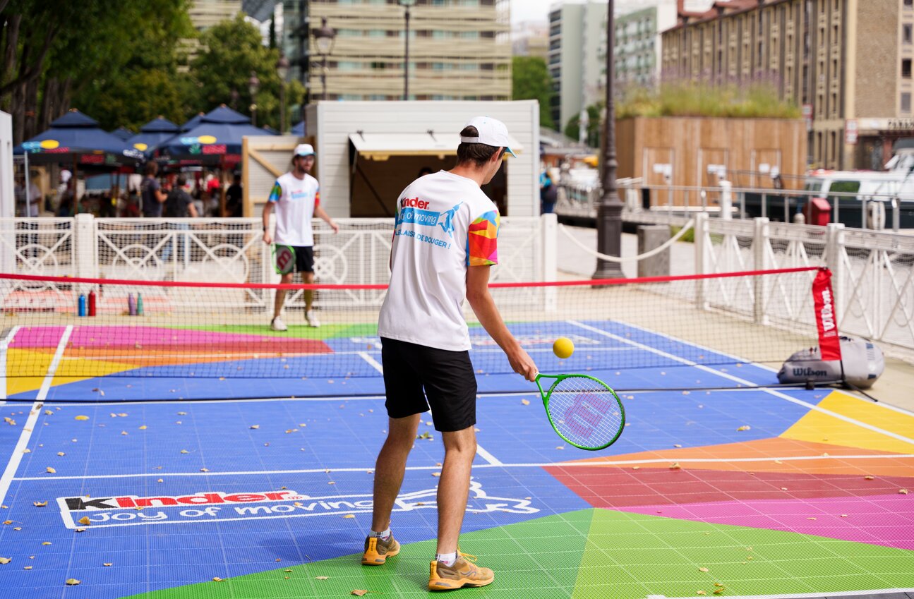 Kinder Joy of Moving à Paris Plage - © Ferrero