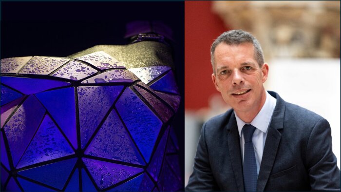 Jérôme Buvat (Beaux Arts Events), et le casque VR MeRCURY de NIGHT - © D.R.