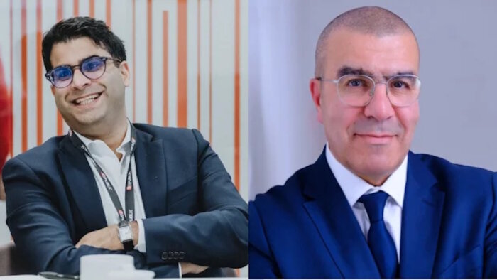 De gauche à droite : Jessyn Katchera et Karim Dali. - © D.R.