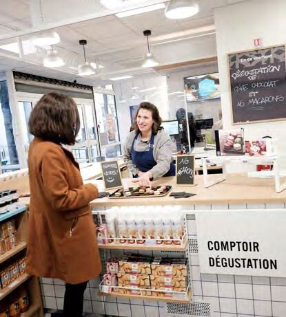 Un comptoir de dégustation va permettre d’animer le magasin. - © Picard