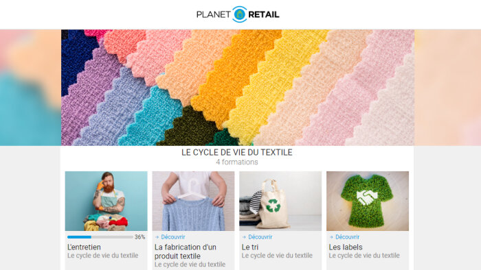 Planet Retail est le nom de l’application de formation de l’Alliance du Commerce. - © D.R.