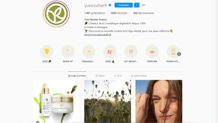 Comment Yves Rocher s’est emparé des réseaux sociaux