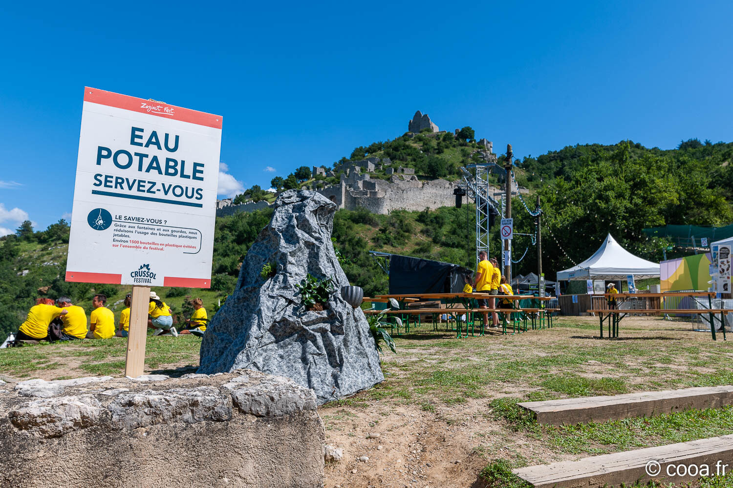 Crussol Festival, un événement éco-conçu inscrit dans une trajectoire de durabilité - © Cooa