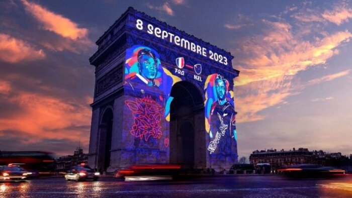 Un show spectaculaire a été projeté sur les monuments emblématiques des villes hôtes de France 2023 - © France 2023