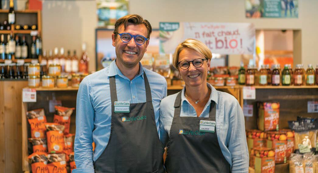 La Vie Claire séduit de nombreux couples en franchise, comme Valérie et Pierre-Louis Sijobert. - © La Vie Claire