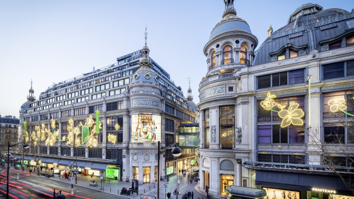 Le Printemps Haussmann, un magasin de 45 000 m2 sans quai de chargement. - © ManuelBougot