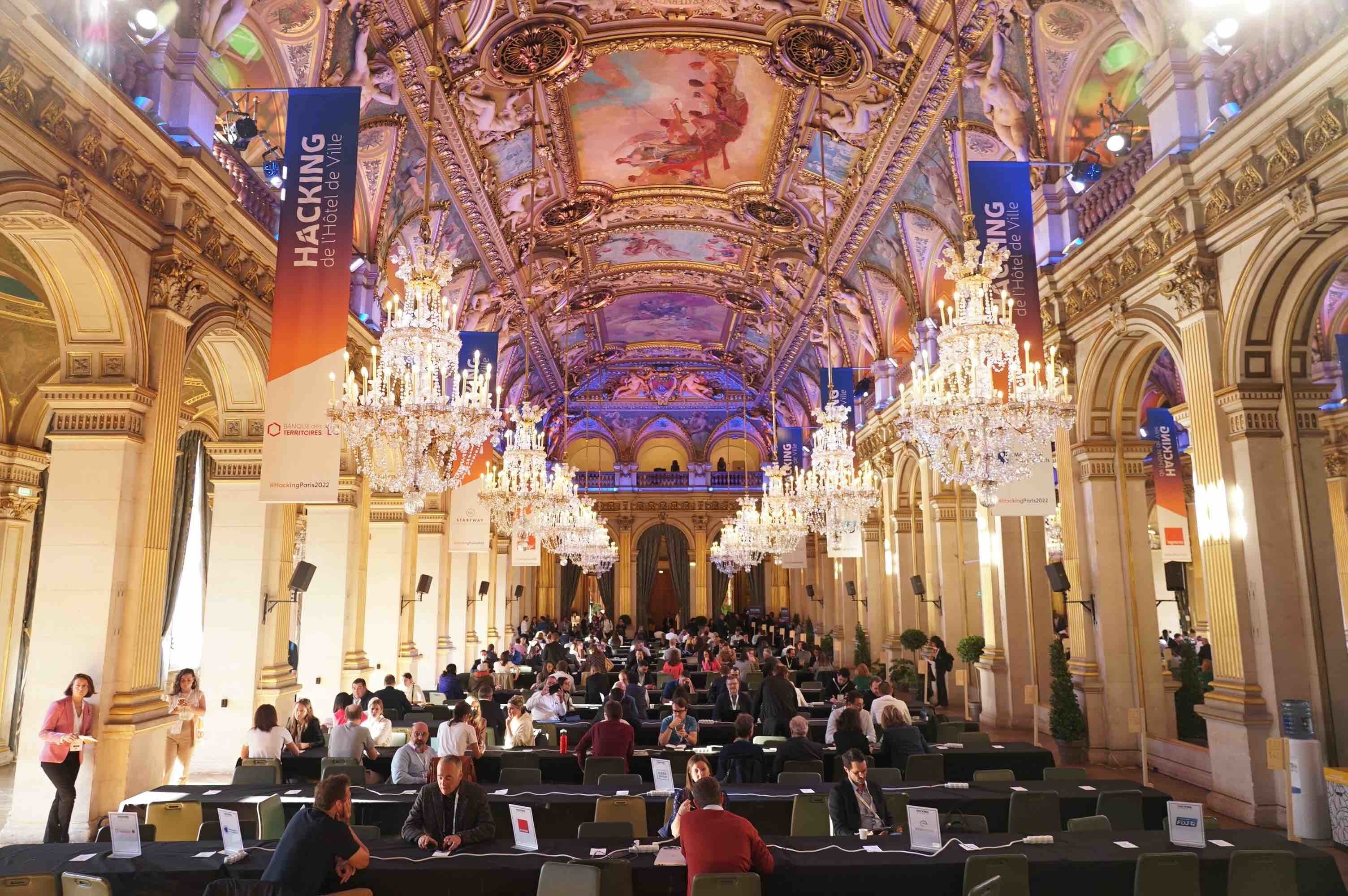 4000 rendez-vous btob ont eu lieu au Hacking de l’Hôtel de Ville de Paris 2022 - © Paris&Co