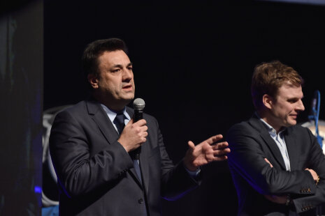 Bruno Thivoyon (Beneteau) et Anthony Afflelou (Afflelou) - © Bertrand PICHENE